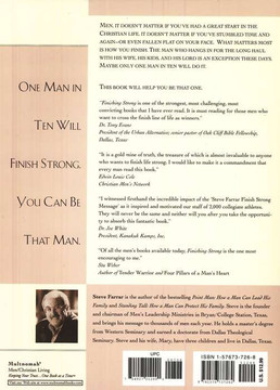 Finishing Strong Back Cover