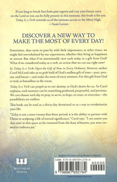 Today is a Verb Back Cover