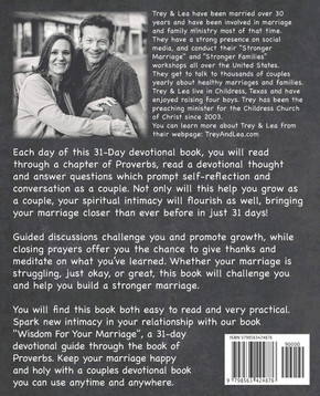 Wisdom For Your Marriage Back Cover
