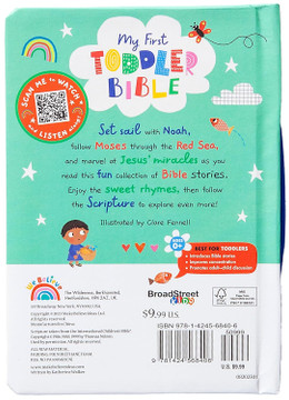 My First Toddler Bible Back Cover