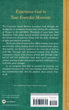 The Practice of the Presence of Jesus Back Cover