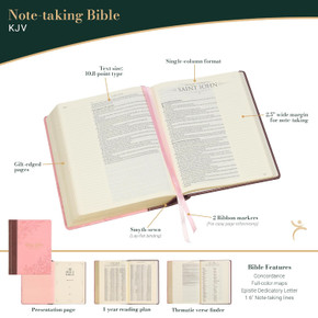 KJV Holy Bible, Note-taking Bible, Faux Leather Hardcover KJV Holy Bible, Note-taking Bible, Faux Leather Hardcover