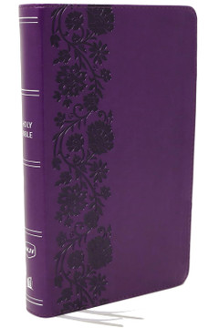 NKJV, End-of-Verse Reference Bible, Personal Size Large Print, Leathersoft, Purple, Red Letter, Comfort Print NKJV, End-of-Verse Reference Bible, Personal Size Large Print, Leathersoft, Purple, Red Letter, Comfort Print