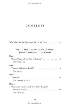 It Is Finished Table of Contents
