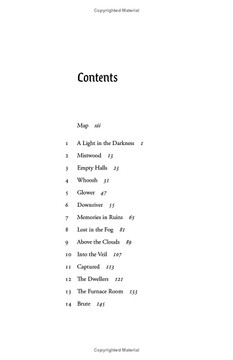 Lost in the Caverns Table of Contents