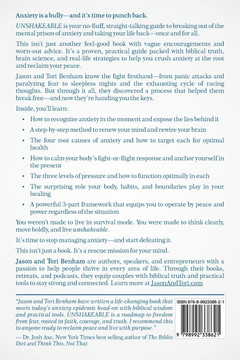 Unshakeable Back Cover