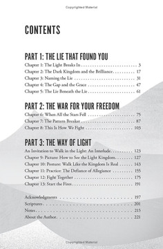 The Lie You Don't Know You Believe Table of Contents