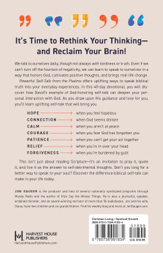 Powerful Self-Talk from the Psalms Back Cover