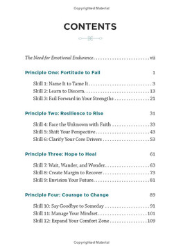 Emotional Endurance Table of Contents
