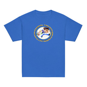 Official Average Boy Podcast “Person of Positivity” Youth T-Shirt - Royal Blue