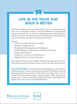 Hebrews Back Cover