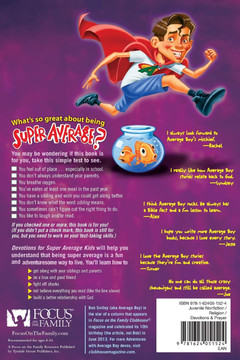 Devotions for Super Average Kids Back Cover Devotions for Super Average Kids Back Cover