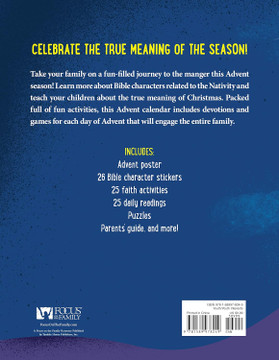 Journey to the Manger Advent Calendar Back Cover Journey to the Manger Advent Calendar Back Cover