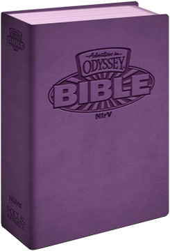 NIrV Adventures in Odyssey Children's Bible - Italian Leatherette, Purple, Full Color NIrV Adventures in Odyssey Children's Bible - Italian Leatherette, Purple, Full Color
