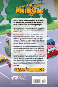 The Magnificent Mulligans #1: Leapin' Leopards Back Cover The Magnificent Mulligans #1: Leapin' Leopards Back Cover