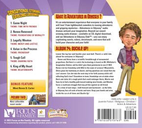 Adventures in Odyssey #74: Buckle Up! Back Cover Adventures in Odyssey #74: Buckle Up! Back Cover