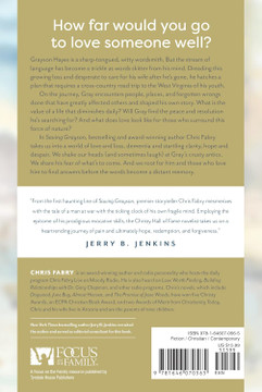 Saving Grayson Back Cover Saving Grayson Back Cover