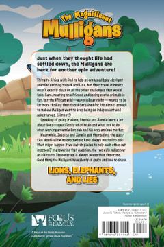 The Magnificent Mulligans #2: Lions, Elephants, and Lies Back Cover