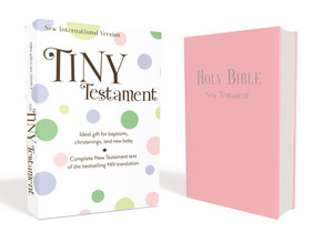 NIV, Tiny Testament Bible, New Testament, Leathersoft, Pink, Comfort Print NIV, Tiny Testament Bible, New Testament, Leathersoft, Pink, Comfort Print