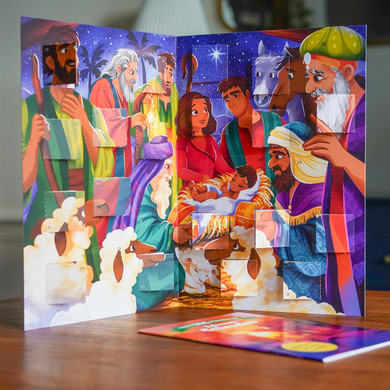 God's Big Promises Advent Calendar and Family Devotions Inside Look