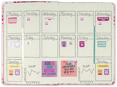 Essentials Bible Weekly Planner Stickers