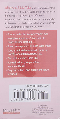 Majestic Rose Nouveau Foil-Edged Bible Tabs