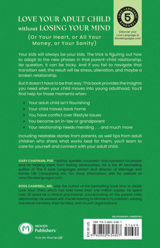 Your New Life with Adult Children Back Cover