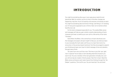 Preteen Devotional for Boys: 52 Weeks of Scripture and Guidance
