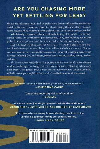 The Narrow Path Back Cover