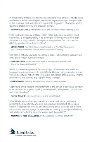 What Really Matters Back Cover