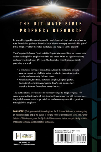 The Complete Reference Guide to Bible Prophecy Back Cover