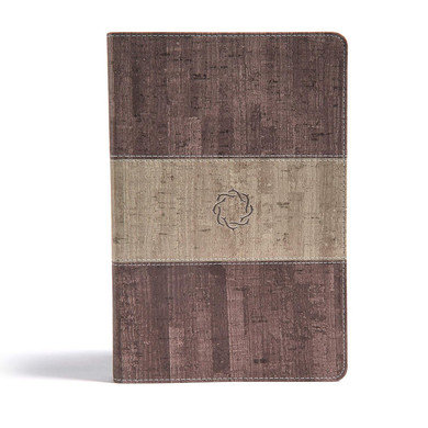 CSB Essential Teen Study Bible, Weathered Gray Cork Leathertouch Front Cover