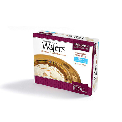 Communion Wafers - Round White (1,000 Pieces)