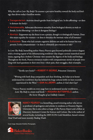 Love Thy Body Back Cover