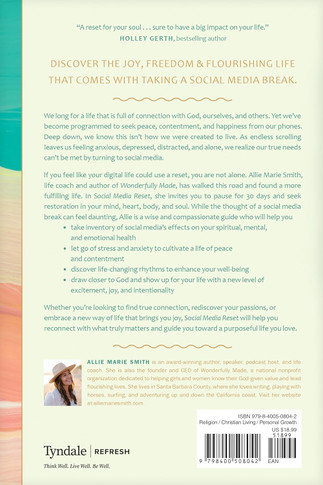 Social Media Reset Back Cover