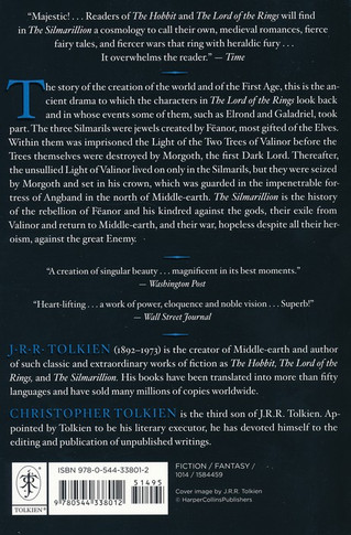 The Silmarillion Back Cover
