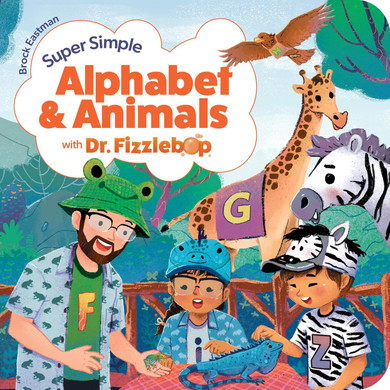 Super Simple Alphabet & Animals with Dr. Fizzlebop Front Cover