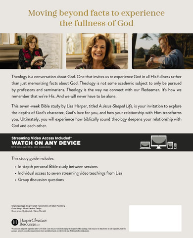 A Jesus-Shaped Life Bible Study Guide Back Cover