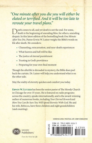 One Minute After You Die Back Cover