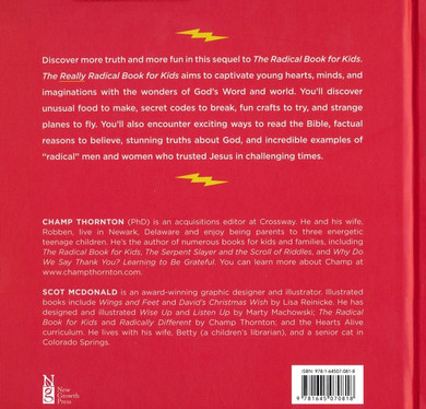 The Really Radical Book for Kids Back Cover