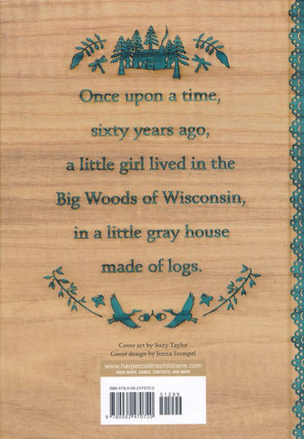 Little House in the Big Woods Back Cover
