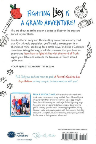 Lies Boys Believe Back Cover