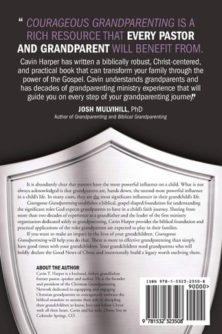 Courageous Grandparenting Back Cover
