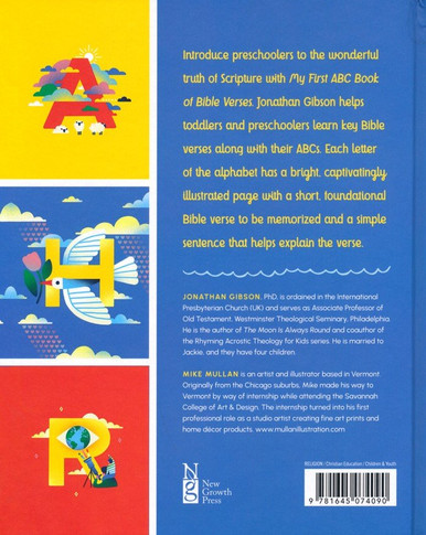 My First ABC Book of Bible Verses Back Cover