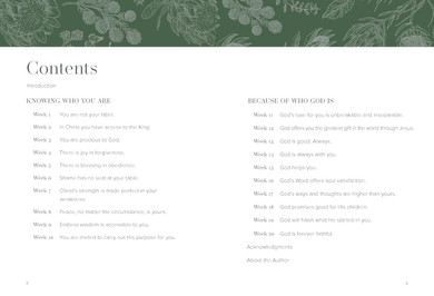 Knowing Who You Are Because of Who God Is Table of Contents