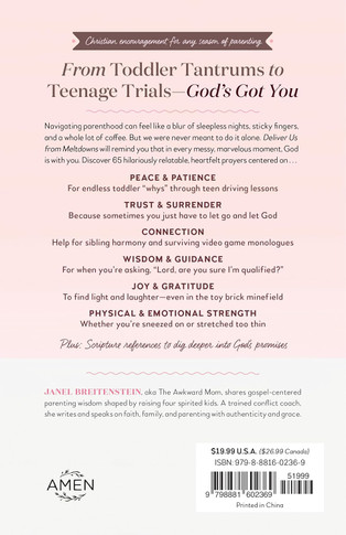 Deliver Us from Meltdowns Back Cover