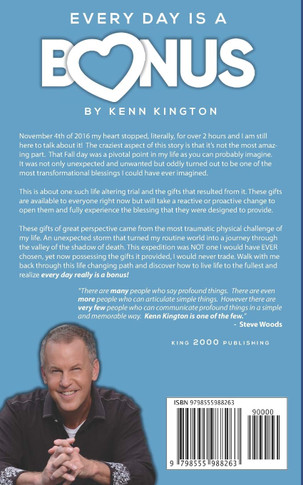 Every Day Is A Bonus Back Cover