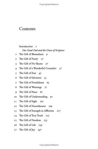 The Goodness of God in the Gift of Scripture Table of Contents