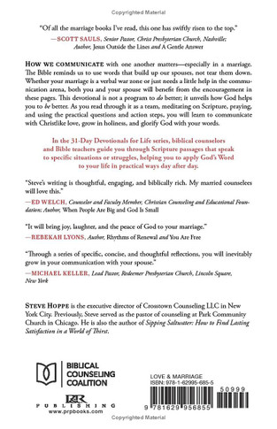 Marriage Conflict Back Cover
