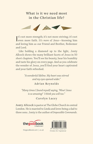 More of Jesus Back Cover